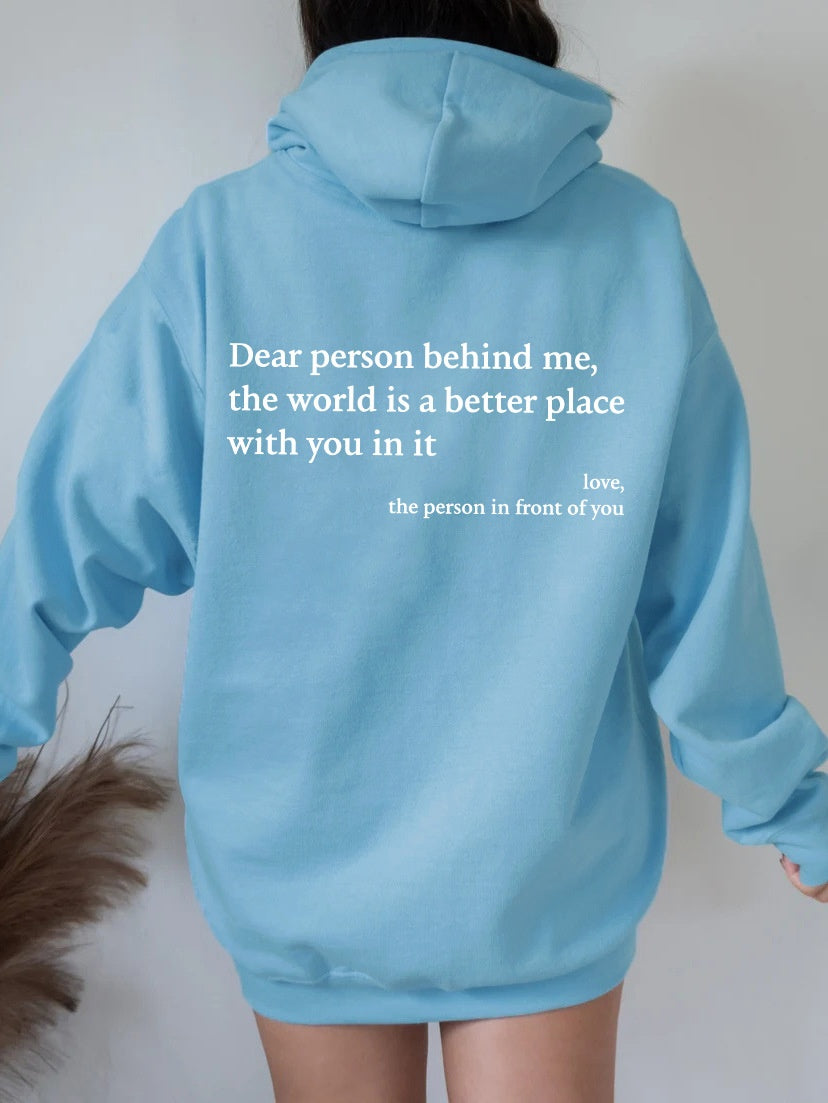 Liebe & Stil: Unisex Hoodie mit Kängurutasche und Motivdruck